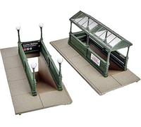 Walthers Cornerstone Walthers - Subway Entrance - Kit - Builds 2 Complete Models - HO by