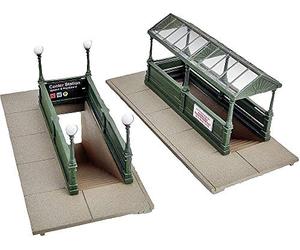 Walthers Cornerstone Walthers - Subway Entrance - Kit - Builds 2 Complete Models - HO by