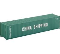 Walthers HO Scale 40' Corrugated-Side Shipping Container China Shipping (Green) by Cornerstone