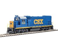 Walthers, Trainline EMD GP15-1, Locomotora de Modelo a Escala HO, DC estándar, CSX, YN3, Azul, Amarillo y Blanco