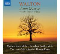 Jones/Bradley/Lowe/Thwaite – Walton: Cuarteto con piano, Sonata para violín, Toccata – CD
