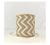 Waltonalice 3 M Juteband Sackleinenrolle 10CM Breit Leinenband Geschenkband Dekoband Jute Bänder natürliche Vintage Bastelband Weihnachtband für DIY Handwerk Hochzeit Party Welle