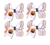 Waltonalice Lazos para el pelo de Halloween, pinzas para el pelo con lazo, pinza para el pelo, lazo para el pelo para mujer, niña, lazo para el pelo, pinzas para el pelo para Halloween, pequeñas