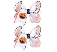 Waltonalice Lazos para el pelo de Halloween, pinzas para el pelo con lazo, pinza para el pelo, lazo para el pelo para mujer, niña, lazo para el pelo, pinzas para el pelo para Halloween, pequeñas