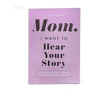 Waltonalice Mom, I Want to Hear Your Story: Libro de recuerdos para rellenar historias de vida, regalo personal para papá, libro de recuerdos, color morado