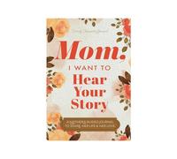 Waltonalice Mom, I Want to Hear Your Story: Libro de recuerdos para rellenar historias de vida, regalo personal para papá, libro de recuerdos naranja - mamá