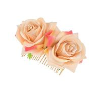 Waltonalice Peineta rosa para bodas, accesorios para el pelo, horquillas para el pelo, horquillas para mujer, bailarina de flamenco, accesorio para el pelo para bodas, compromisos, bailes, fiestas
