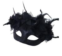 Wambere 2 antifaz mexicano del Día de los Muertos, máscara con flor, máscara de Halloween, máscara de muerte, máscara de halloween, máscara pintada de plástico para carnaval, accesorios para disfraces