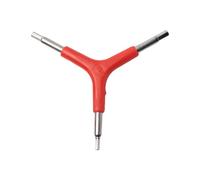Wambere 2 llaves hexagonales para bicicleta de 3 vías, herramientas de reparación de bicicletas, acero inoxidable, llave hexagonal de tres brazos, 4,5,6 mm, portátil, para reparación de bicicletas