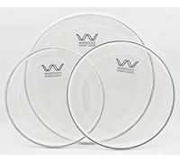 WAMBOOKA Double Cheese Drum Head Pelle doppio-strato trasparente idraulica da 14mil Disponibile nelle misure: 8″- 22″. (SET 3 12″, 13″, 16″- 2PLY DOUBLE OIL CLEAR CHEESE)