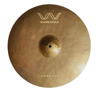 WAMBOOKA OBSCURA - Platos para batería profesionales de B25 - Serie Obscura - Platos de B25 Dark hechos a mano, sello oscuro, sustain controlado. (CRASH 16")