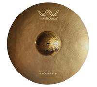 WAMBOOKA OBSCURA - Platos para batería profesionales de B25 - Serie Obscura - Platos de B25 Dark trabajao a mano, sello oscuro, sustain controlado. (RIDE 22")