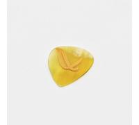 Wambooka Plettro Flat artigianale per chitarra da1mm con punta svasata (Black Horn, Clear Horn, White Bone and Dark Wood) (Nativo Flat Pick - Clear Horn)