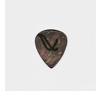 Wambooka Plettro Flat artigianale per chitarra da1mm con punta svasata (Black Horn, Clear Horn, White Bone and Dark Wood) (Nativo Flat Pick - Coconut)