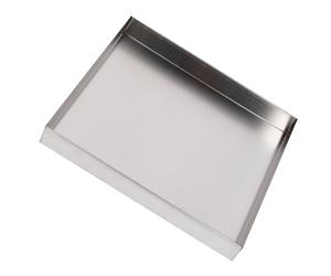 WAMJ AQDY 2 mm de Espesor Bandeja de Acero Inoxidable 201 con Bordes Enrollados y Esquinas Soldadas Reforzadas, Organizador Metálico Robusto para Cocina Baño Jardín(70x70cm(27.6x27.6in))