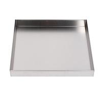 WAMJ AQDY Bandeja de Acero Inoxidable, Bandeja Rectangular para Lavavajillas, Dispensadora de Agua para Protección de Pisos, Sin Orificios(60x40x5cm(23.6x15.7x2.0in))