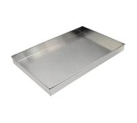 WAMJ AQDY Bandeja Multiusos de Acero Inoxidable, Bandeja para Lavadora, Fácil de Limpiar, Protección contra Fugas de Agua en Lavadoras(70x50x4cm(27.6x19.7x1.6in))