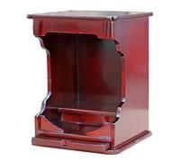 WAMJ AQDY Estante de Altar Budista de Madera, Templo de Pared para El Hogar, No Requiere Ensamblaje, Estante para Estatuas para Sala de Estar, Dormitorio u Oficina(Red,63x44x69cm)