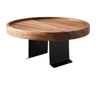 WAMJ AQDY Mesa Auxiliar para Sofá con Clip, Bandeja Ajustable para Sofá, Bandeja para Reposabrazos, Mesita Auxiliar Pequeña para Espacios Pequeños, para Comer, Aperitivos(Brown)