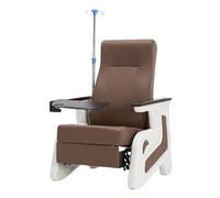 WAMJ AQDY Silla de Muestreo de Sangre Silla Phlebotom con Soporte para Suero Ajustable Silla Médica Reclinable 300kg Beige Azul Marrón(Brown)