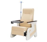 WAMJ AQDY Silla de Muestreo de Sangre Silla Phlebotom con Soporte para Suero Ajustable Silla Médica Reclinable 300kg Beige Azul Marrón(Beige)