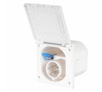 Wamovo Cee Aussensteckdose Blanco 200-240V, 16A, 3Polos IP44 Caravana