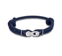 WANAM Pulsera de cadena de bicicleta de roca ajustable para hombre, pulsera de cuerda náutica, accesorio de hebilla mágica para bicicleta de montaña, talla única
