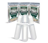 WANANFU Cápsulas Vacías Vegetales Separadas Tamaño 0 (1000 piezas), Compatible con la máquina llenadora de cápsulas tamaño 0