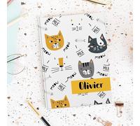 Wanapix | Agenda Personalizada 2025-2026 | Agenda Anual Dia/semana por Página | Agenda Encuadernada 2025-2026 | Planificador anual | 16x21cm | Año 2025/26 | Gatos