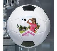 Wanapix | Balón de Fútbol Personalizado con Foto | Pelota de Fútbol Personalizable | Imágen y Texto | Basic | Capitán Rosa