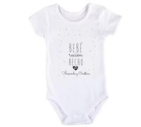 Wanapix | Body Bebe Personalizado | Regalo Día del Padre | Body Papa | Cierre con corchetes | 6 Meses - Manga Corta | Padres Primerizos