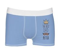Wanapix | Calzoncillos Personalizados Día del Padre | Calzoncillo Hombre Divertido | Regalo Original Papa | Talla S | The Best Dad