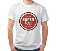 Wanapix | Camiseta Algodão Personalizada | Dia Dos Pais | Super PAI - XL