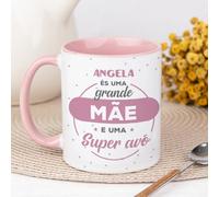 Wanapix | Caneca personalizada para o Dia da Mãe | Mãe e super avó