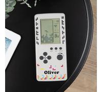 Wanapix | Consola Personalizada | Retro Arcade Juegos Clásicos | Gráficos Monocromo | Pilas Incluidas -Bloques