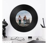 Wanapix | Disco de Vinilo Personalizado | Debí Tirar | Vinilo Decorativo Vintage | Para Pared | Soporte para Colgar Incluido | Regalo Original | 30ø cm