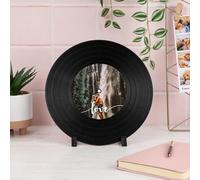Wanapix | Disco de Vinilo Personalizado | Love | Vinilo Decorativo Vintage | Para Mesa | Pies de soporte Incluido | Regalo Original | 30ø cm