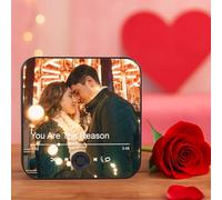 Wanapix | Imán Musical Personalizado | Imanes para Nevera Reproductor de música/Canciones | Regalo para Parejas | 100% Personalizado