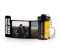 Wanapix | Llavero Carrete con Fotos | Llavero Personalizado con 10 Fotos | Regalo Original para San Valentín/Aniversario/Cumpleaños | Debí Tirar más Fotos