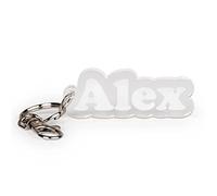 Wanapix | Llavero Personalizado de Metacrilato Con Tu Nombre | Cualquier Texto, Palabra o Nombre | Hasta 12 Caracteres | Llaveros de Regalo