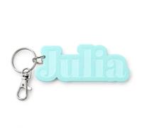 Wanapix | Llavero Personalizado de Metacrilato Con Tu Nombre | Cualquier Texto, Palabra o Nombre | Hasta 12 Caracteres | Llaveros de Regalo