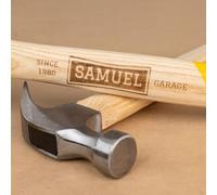 Wanapix | Martillo Personalizado| Martillos Originales para Día del Padre | Grabado con Nombre Año y Profesión | Especial Día del Padre o Cumpleaños | Regalo Personalizable