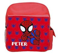Wanapix | Mochila Infantil Personalizada Nombre | Colegio/Guardería | Spider Hero