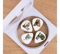Wanapix | Pack de 4 Púas Personalizadas de Guitarra | Púas de Guitarra con Foto | Regalo Original para Papá | Regalo Original día del Padre | Edición limitada