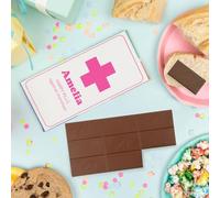 Wanapix | Tableta de Chocolate Personalizada | Regalo Amigas | Chocolate para Regalar | 80gr | Chocolate con Leche | Botiquín