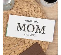 Wanapix | Tableta de Chocolate Personalizada | Regalo Día de la Madre | Chocolate para Regalar | 80gr | Chocolate con Leche | Since