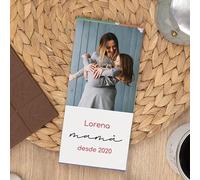 Wanapix | Tableta de Chocolate Personalizada | Regalo Día de la Madre | Chocolate para Regalar | 80gr | Chocolate con Leche | Corazón mamá