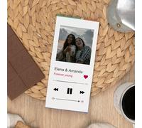 Wanapix | Tableta de Chocolate Personalizada | Regalo Original | Chocolate para Regalar | 80gr | Chocolate con Leche | Canción