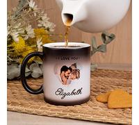 Wanapix | Taza Mágica Personalizada | Taza que muestra tu Foto cuando echas Líquido Caliente | Pon la Imagen que quieras | Capacidad 325 ml. | Regalo Original | 100% Personalizada