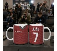 Wanapix Taza Personalizada Fútbol Portugal Mundial 2026
